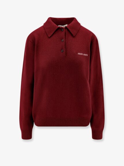 Miu Miu Cashmere Polo Sweater