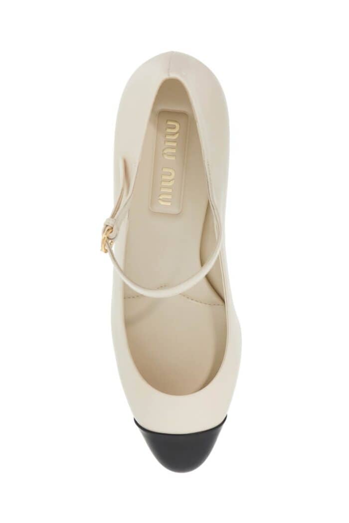 MIU MIU 'contrast Pointed Toe D