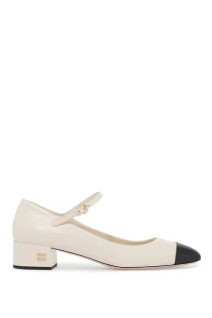 MIU MIU 'contrast Pointed Toe D