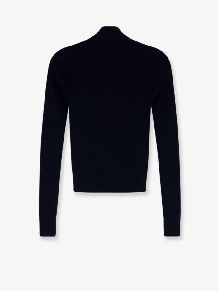 Miu Miu Cotton Cardigan With Front Logo Inlay
