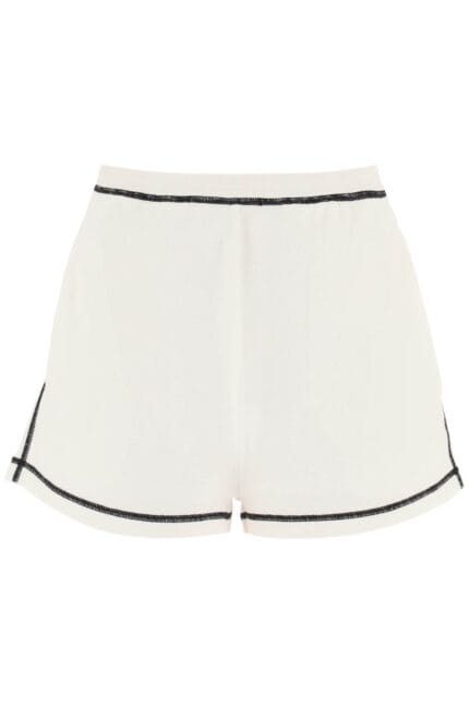 Miu Miu Cotton Knit Shorts