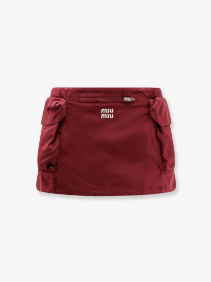 Miu Miu Cotton Mini Skirt