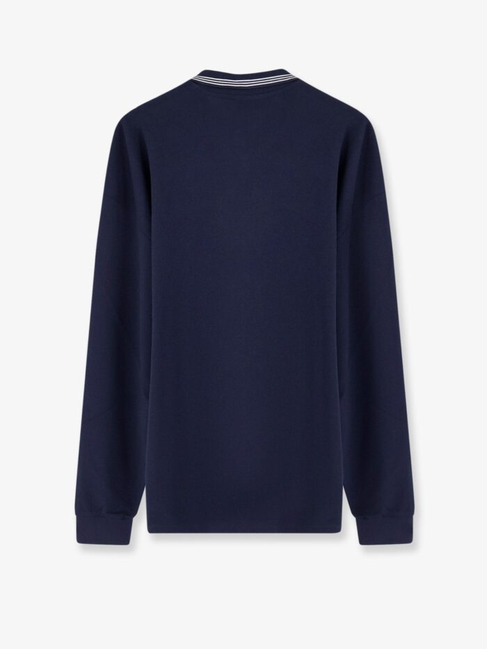 Miu Miu Cotton Polo Shirt With Asymmetric Metal Zip Detail