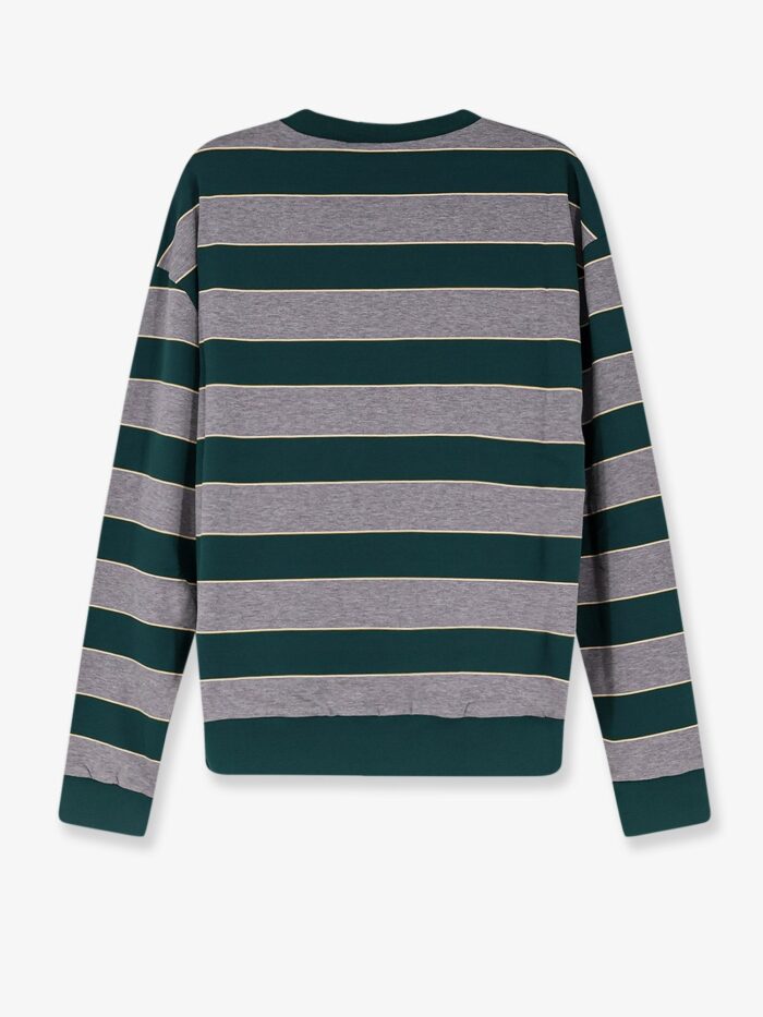 Miu Miu Cotton Sweatshirt With Striped Pattern