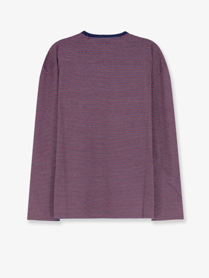 Miu Miu Cotton T-shirt With Striped Pattern