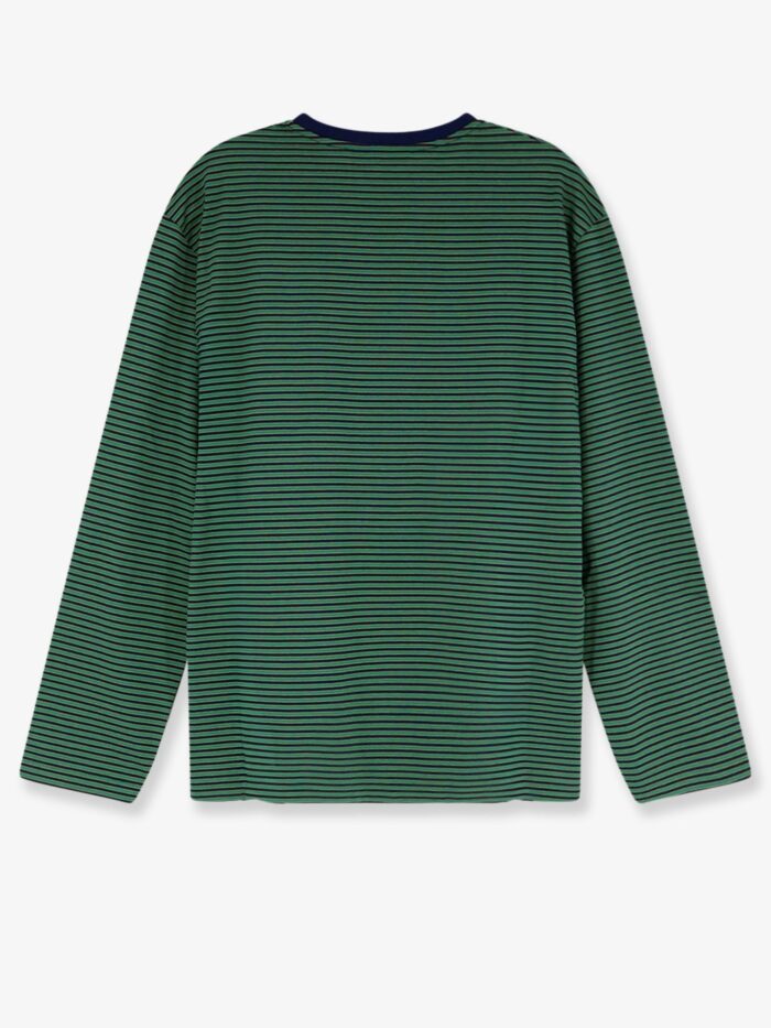 Miu Miu Cotton T-shirt With Striped Pattern