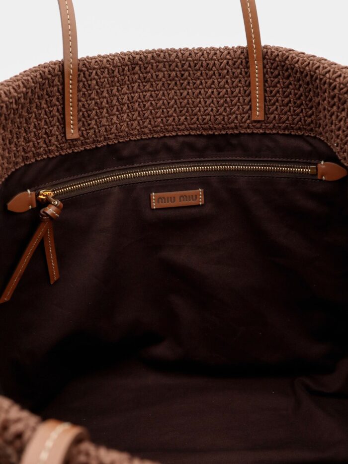 Miu Miu Crochet Shopping Bag