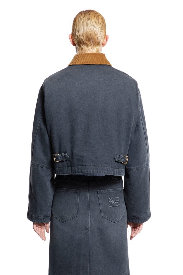 MIU MIU Cropped Denim Jacket