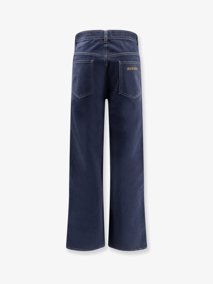 Miu Miu Denim Flock Jeans