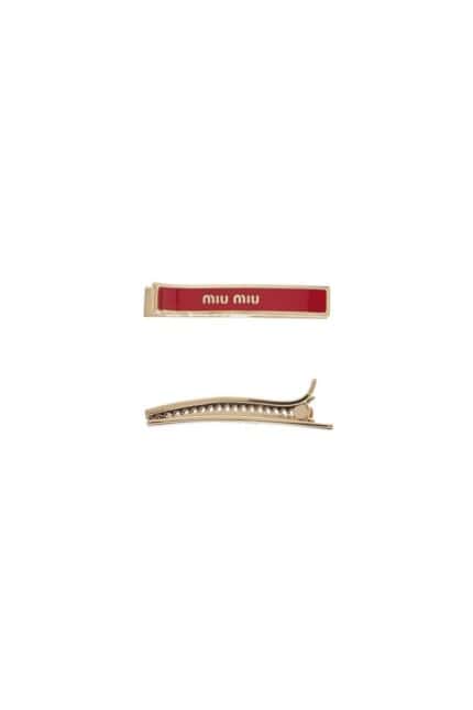 MIU MIU Enamel Hair Clips