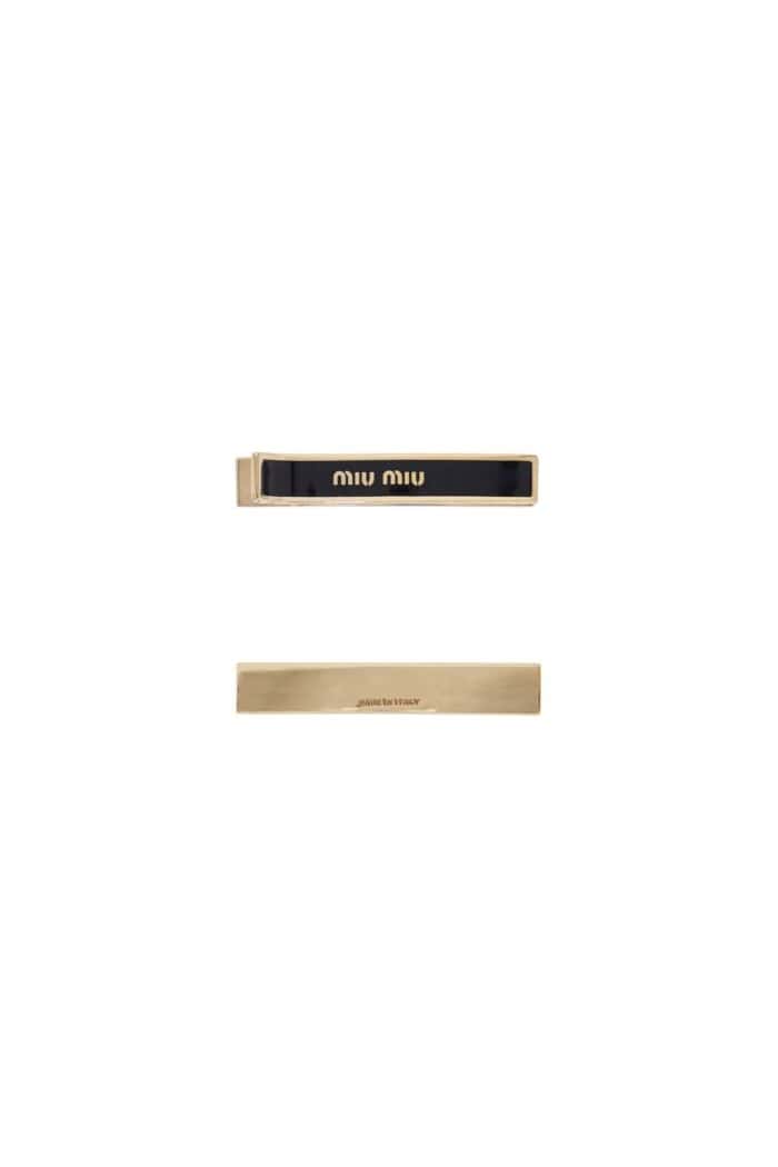 MIU MIU Enamel Hair Clips