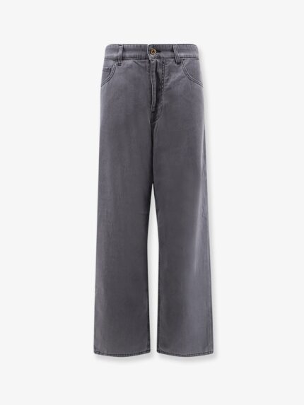 Miu Miu Grey Light Denim Trousers