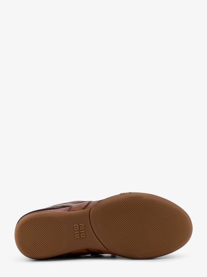 Miu Miu Gymnasium Vintage Leather Low-top Sneakers