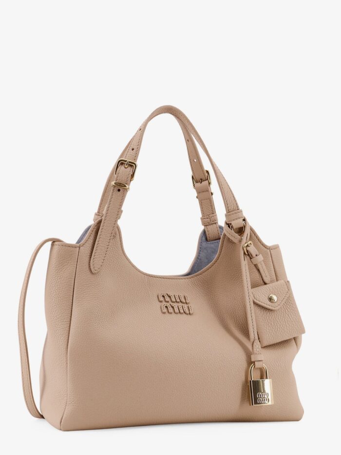 Miu Miu Hammered Leather Crossbody Bag