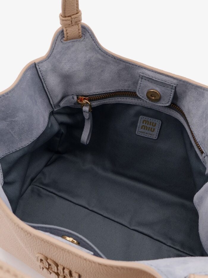 Miu Miu Hammered Leather Crossbody Bag