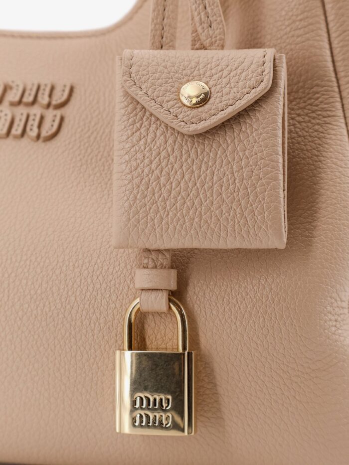 Miu Miu Hammered Leather Crossbody Bag