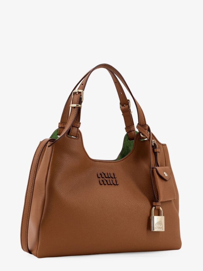 Miu Miu Hammered Leather Crossbody Bag