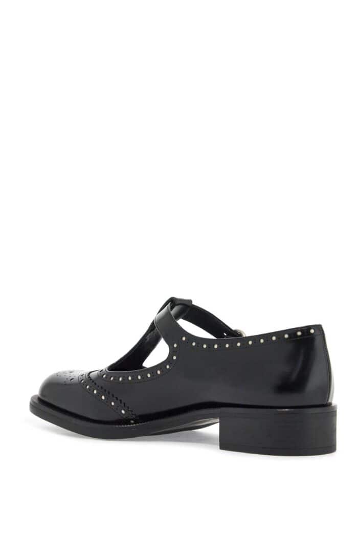 MIU MIU 'high-top Leather Mary Jane Shoes