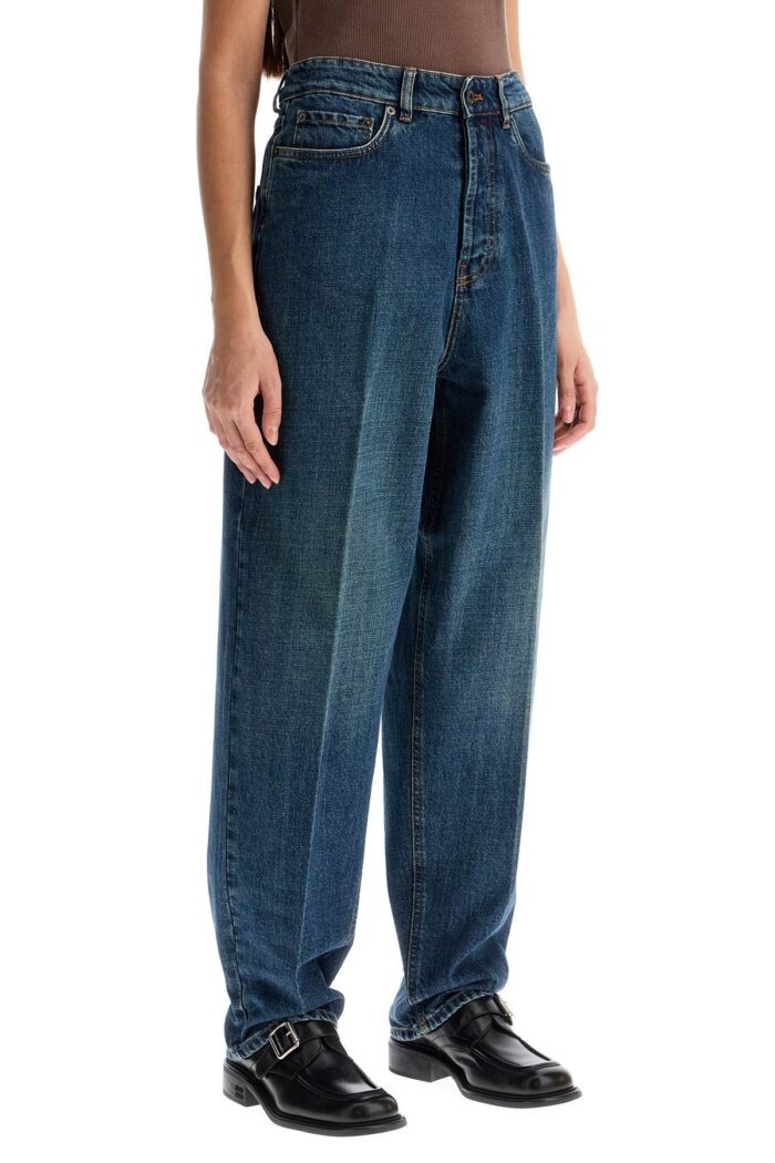 MIU MIU High-waisted Distressed Effect Jeans