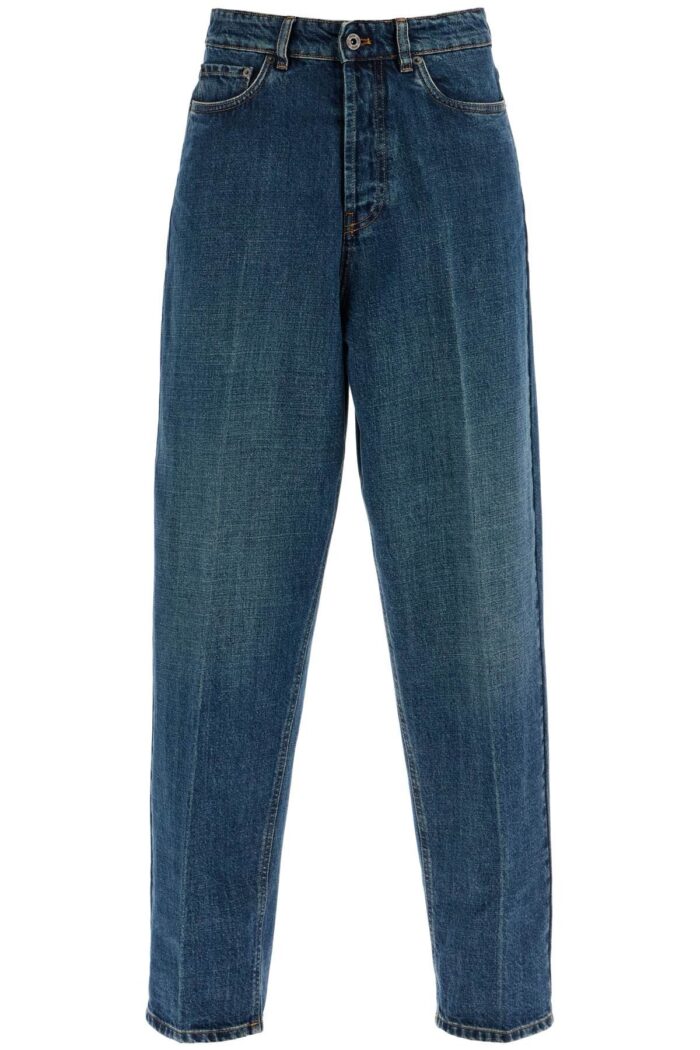 MIU MIU High-waisted Distressed Effect Jeans