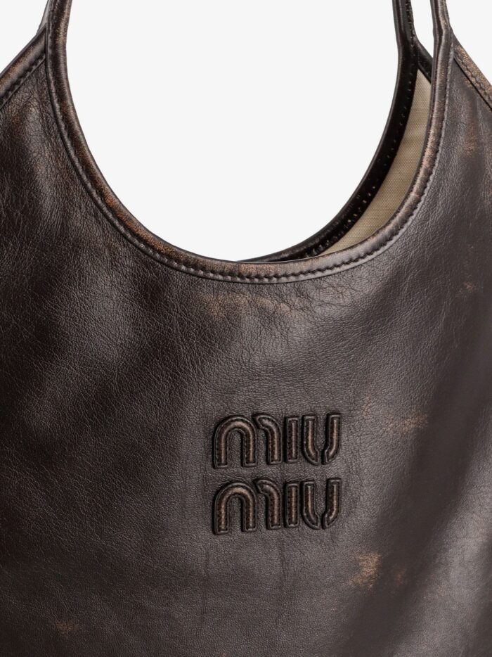 Miu Miu Ivy Leather Shoulder Bag