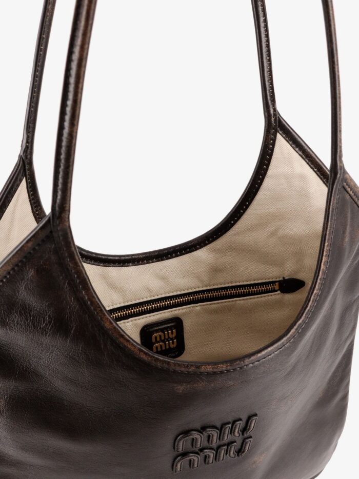 Miu Miu Ivy Leather Shoulder Bag