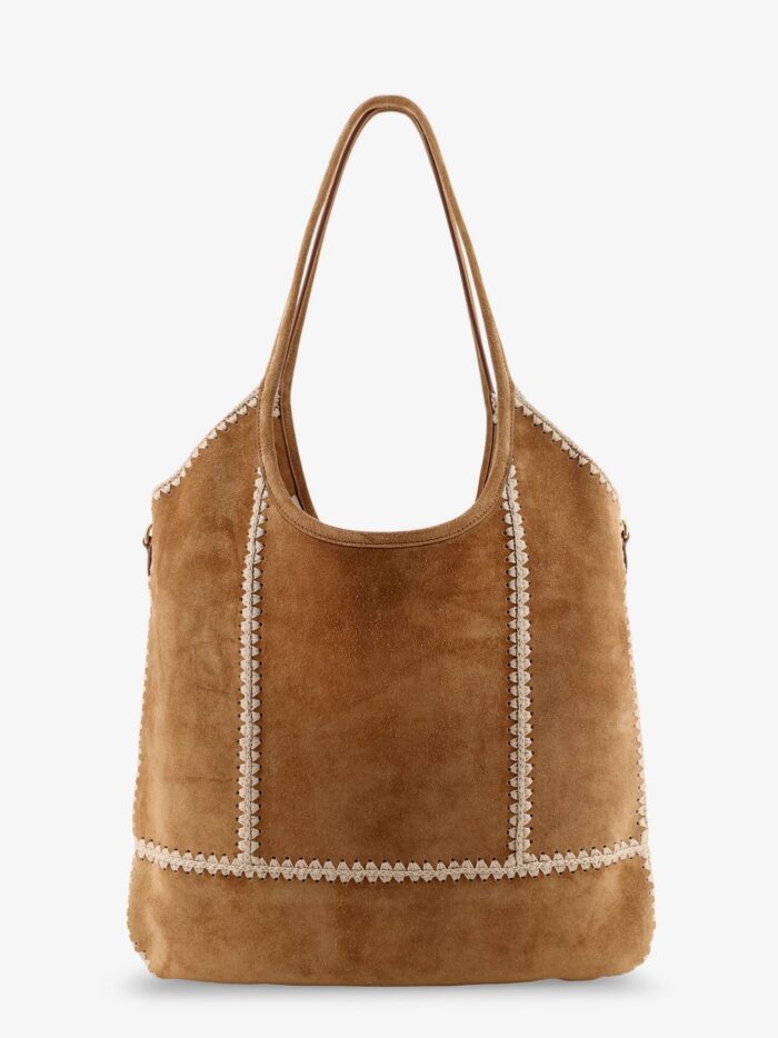Miu Miu Ivy Suede And Crochet Shoulder Bag
