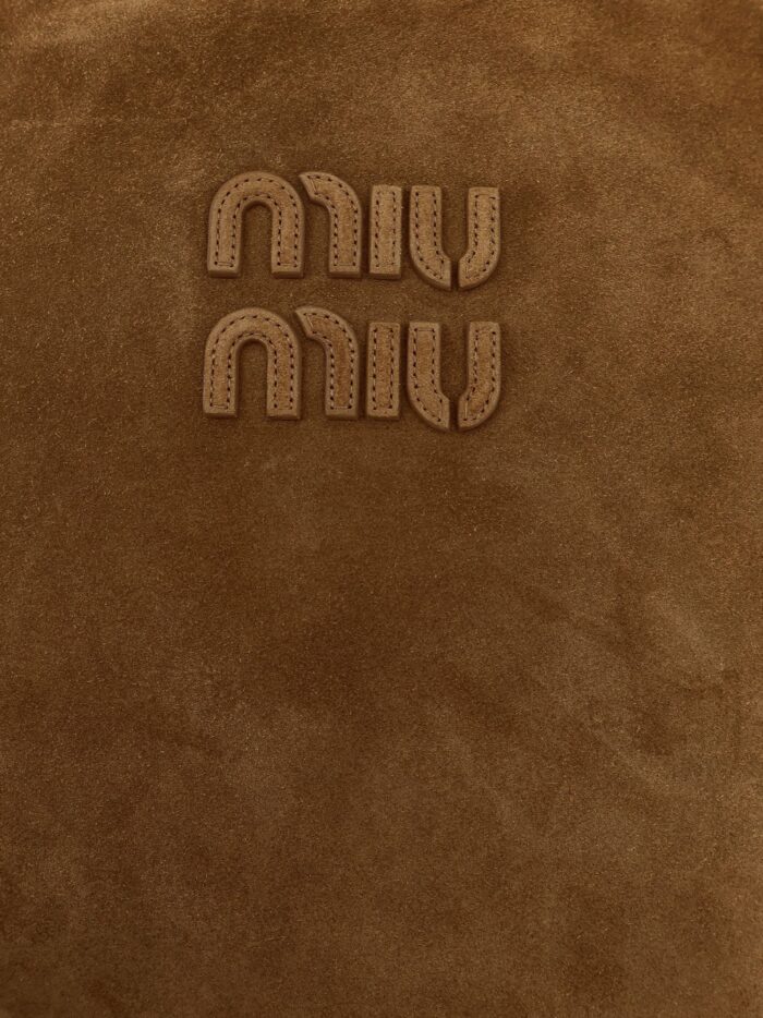 Miu Miu Ivy Suede Shoulder Bag
