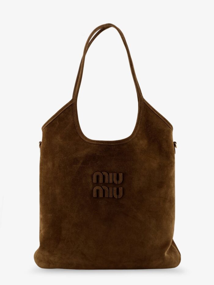 Miu Miu Ivy Suede Shoulder Bag
