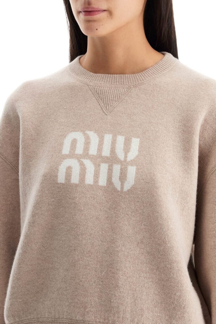 MIU MIU 'jacquard Logo Pul