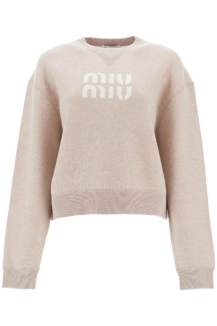 MIU MIU 'jacquard Logo Pul