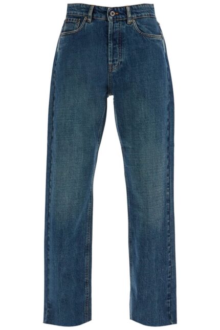 MIU MIU Jeans With Raw Edge Hemline