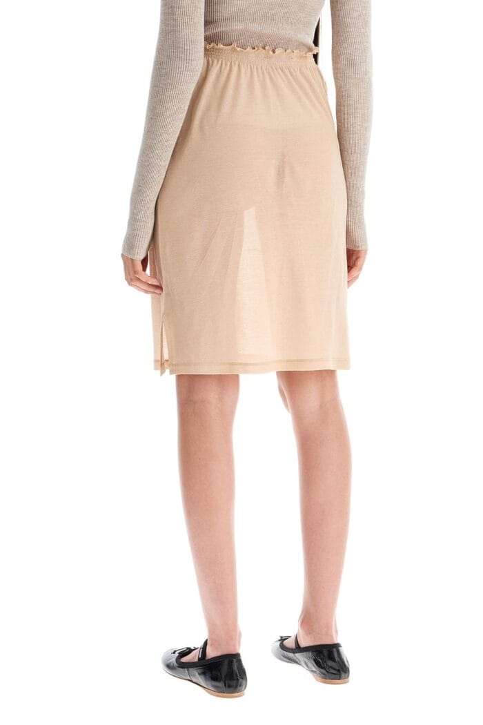 MIU MIU 'jersey Semi-transparent Midi Skirt