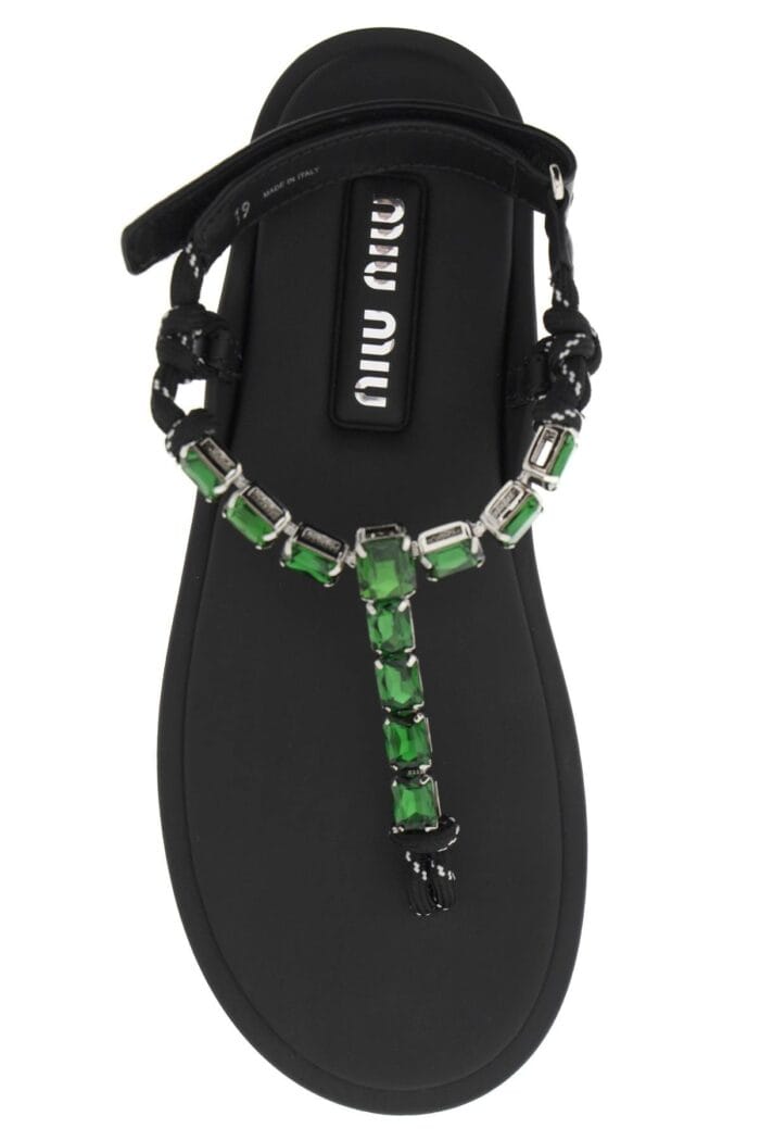 MIU MIU "jeweled Flip-flop