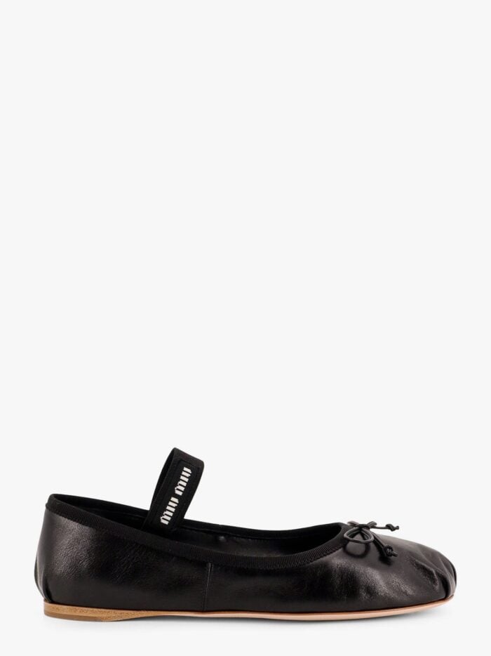 Miu Miu Leather Ballerinas