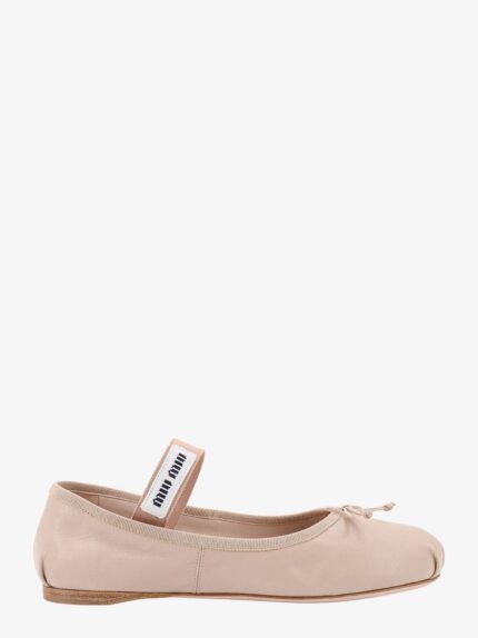 Miu Miu Leather Ballerinas