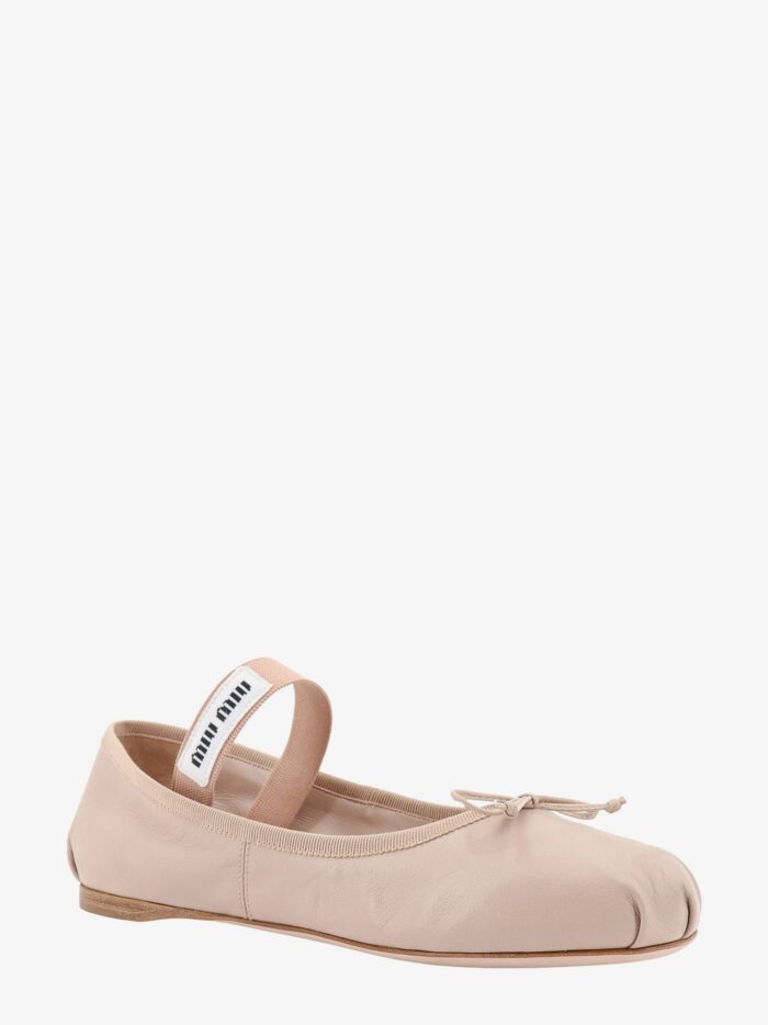 Miu Miu Leather Ballerinas