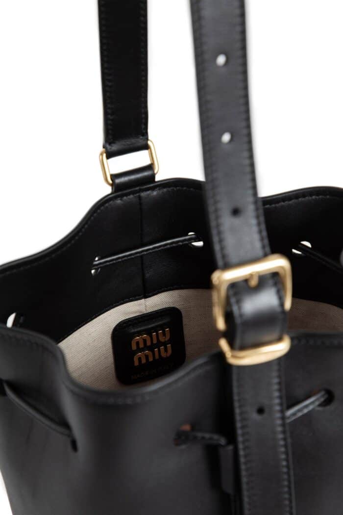 MIU MIU Leather Bucket Bag