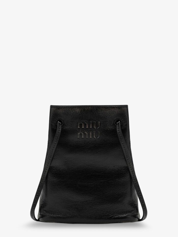 miu miu leather crossbody bag with used effect Miu Miu Leather Crossbody Bag With Used Effect