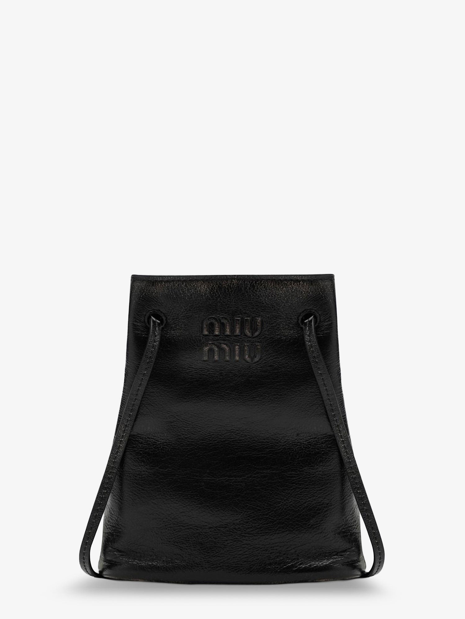 Miu Miu Leather Crossbody Bag With Used Effect