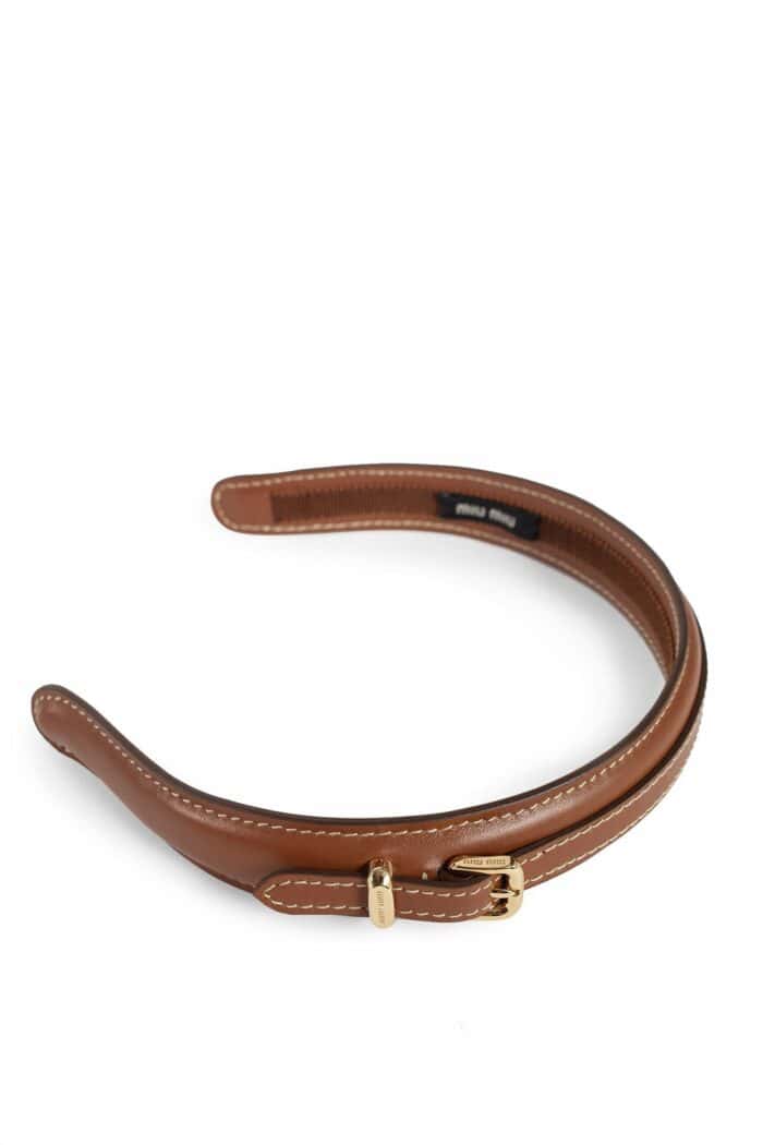 MIU MIU Leather Headband