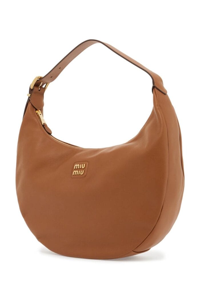 MIU MIU Leather Hobo Bag