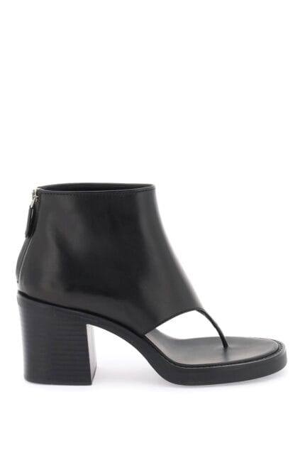 Miu Miu Leather Thong Booties