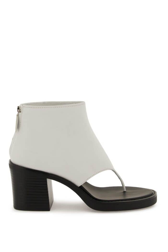 Miu Miu Leather Thong Booties