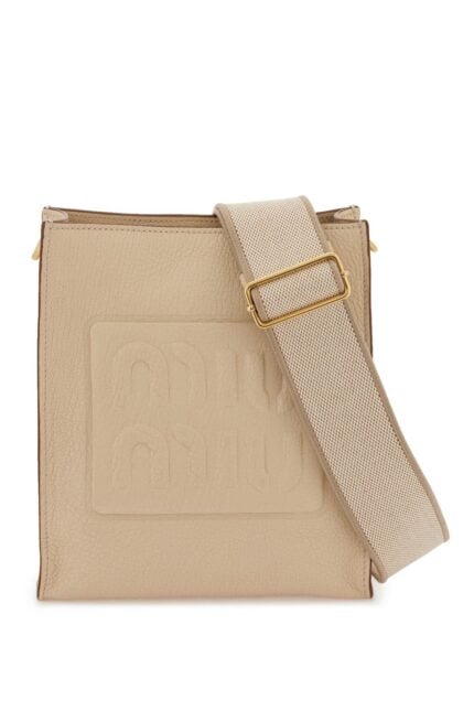 Miu Miu Madras Leather Crossbody Bag