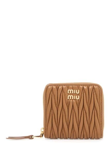 MIU MIU Matelass Nappa Leather Wallet