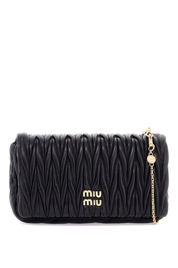 MIU MIU Matelasse Nappa Leather Mini Crossbody Bag