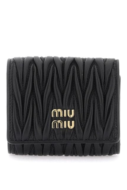 Miu Miu Matelasse Nappa Leather Wallet