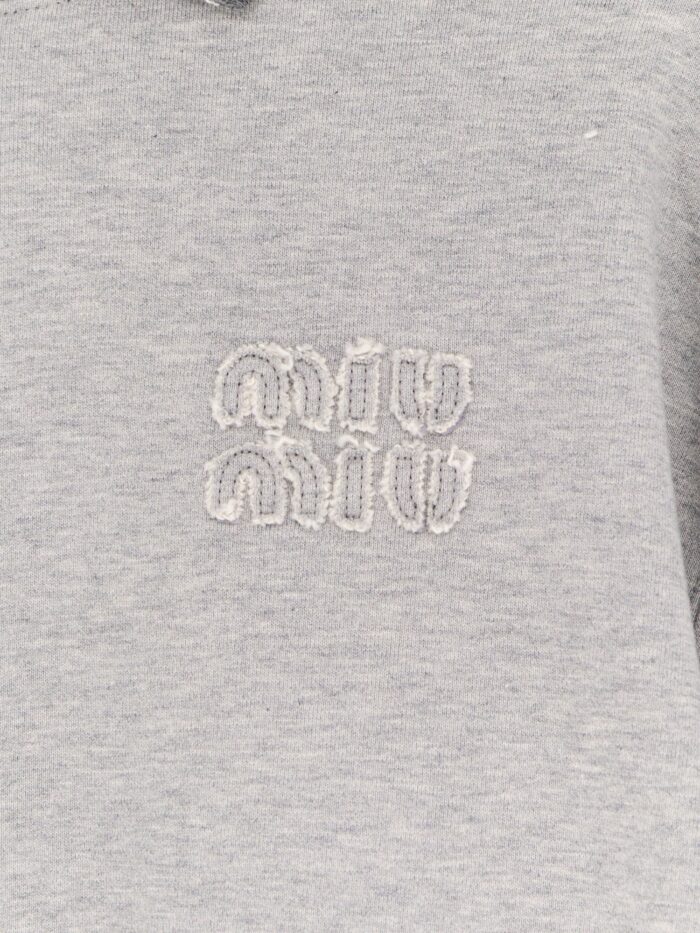 Miu Miu Mélange Cotton Sweatshirt