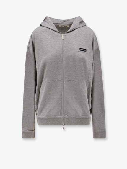 Miu Miu Mélange Jersey Sweatshirt